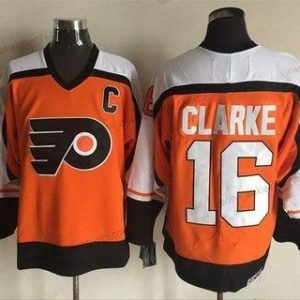 Miesten Philadelphia Flyers #16 Bobby Clarke 1997-98 Oranssi CCM Vintage Paita