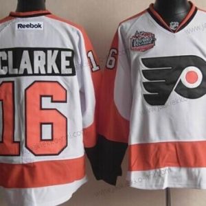 Miesten Philadelphia Flyers #16 Bobby Clarke Valkoinen Talvi Klassinen Paita