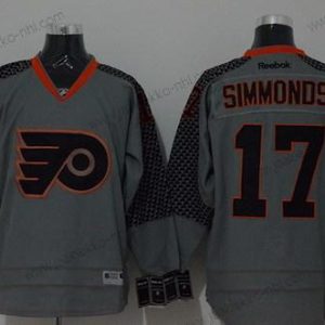 Miesten Philadelphia Flyers #17 Wayne Simmonds Charcoal Harmaa Paita