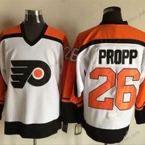 Miesten Philadelphia Flyers #26 Brian Propp 1997-98 Valkoinen CCM Vintage Paita