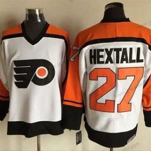 Miesten Philadelphia Flyers #27 Ron Hextall 1997-98 Valkoinen CCM Vintage Paita