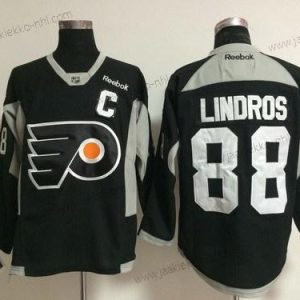 Miesten Philadelphia Flyers #88 Eric Lindros 2014 Training Musta Paita