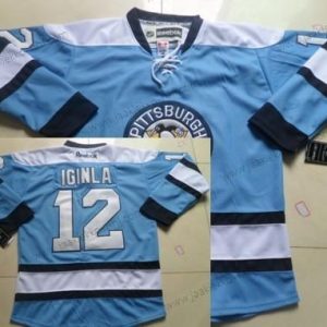 Miesten Pittsburgh Penguins #12 Jarome Iginla Sininen Paita