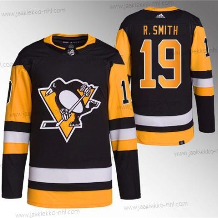 Miesten Pittsburgh Penguins #19 Reilly Smith Musta Ommeltu Paita1