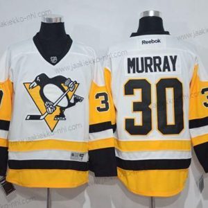 Miesten Pittsburgh Penguins #30 Matt Murray Valkoinen New Kolmas paita Ommeltu NHL Paita