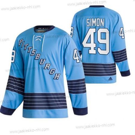 Miesten Pittsburgh Penguins #49 Dominik Simon 2022 Sininen Klassinens Ommeltu Paita