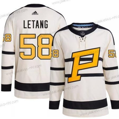 Miesten Pittsburgh Penguins #58 Kris Letang Kerma 2023 Talvi Klassinen Ommeltu Paita