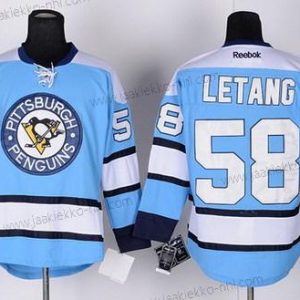 Miesten Pittsburgh Penguins #58 Kris Letang Sininen Paita