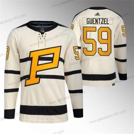 Miesten Pittsburgh Penguins #59 Jake Guentzel Kerma 2023 Talvi Klassinen Ommeltu Paita