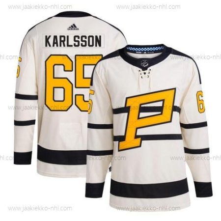 Miesten Pittsburgh Penguins #65 Erik Karlsson Kerma 2023 Talvi Klassinen Ommeltu Paita