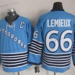 Miesten Pittsburgh Penguins #66 Mario Lemieux 1967-68 Sininen CCM Vintage Paita