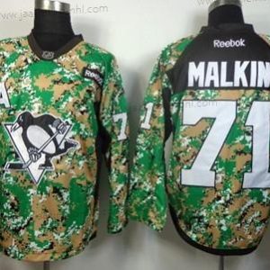 Miesten Pittsburgh Penguins #71 Evgeni Malkin 2014 Maastokuvio Paita