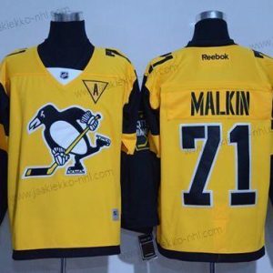 Miesten Pittsburgh Penguins #71 Evgeni Malkin Kulta 2017 Stadium Series Ommeltu NHL Paita