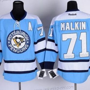 Miesten Pittsburgh Penguins #71 Evgeni Malkin Sininen Paita