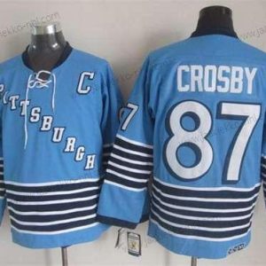 Miesten Pittsburgh Penguins #87 Sidney Crosby 1967-68 Sininen CCM Vintage Paita