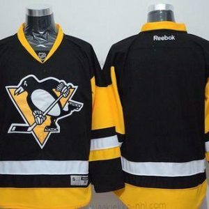 Miesten Pittsburgh Penguins Tyhjä Musta Vieraspaita Vaihtopaita NHL Reebok Paita