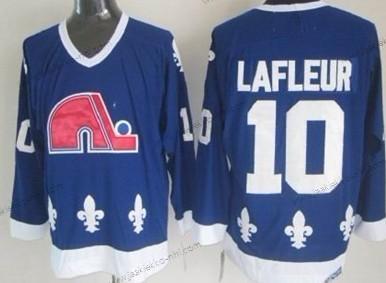 Miesten Quebec Nordiques #10 Guy Lafleur Laivastonsininen Sininen Retro CCM Paita