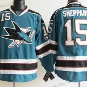 Miesten San Jose Sharks #15 James Sheppard Sininen Paita