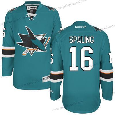 Miesten San Jose Sharks #16 Nick Spaling Sinivihreä Kotiottelupaita Paita