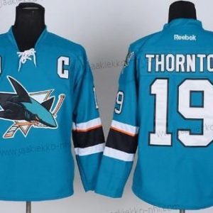 Miesten San Jose Sharks #19 Joe Thornton 2014 Sininen Paita