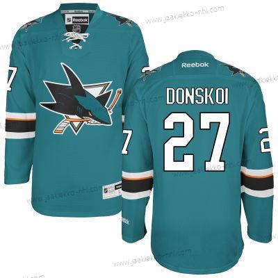 Miesten San Jose Sharks #27 Joonas Donskoi Sinivihreä Kotiottelupaita Paita