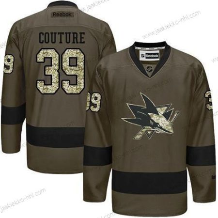 Miesten San Jose Sharks #39 Logan Couture Reebok Vihreä Maastokuvio Pelaaja Paita