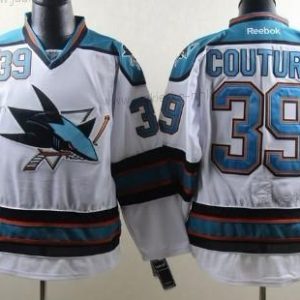 Miesten San Jose Sharks #39 Logan Couture Valkoinen Paita