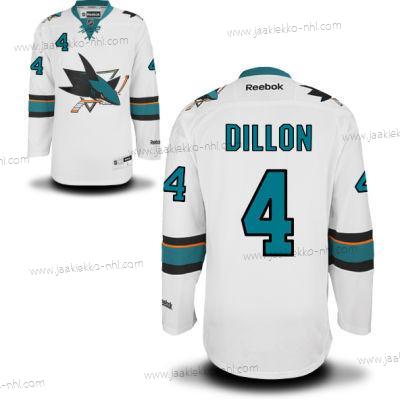 Miesten San Jose Sharks #4 Brenden Dillon Valkoinen Kolmas paita Paita