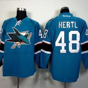 Miesten San Jose Sharks #48 Tomas Hertl 2014 Sininen Paita