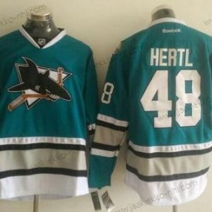 Miesten San Jose Sharks #48 Tomas Hertl Sinivihreä 25Th Vuosipäivä NHL Reebok Paita