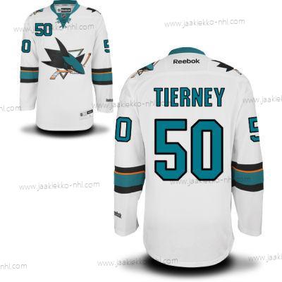 Miesten San Jose Sharks #50 Chris Tierney Valkoinen Kolmas paita Jääkiekko Paita