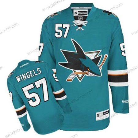 Miesten San Jose Sharks #57 Tommy Wingels Sinivihreä Kotiottelupaita Paita