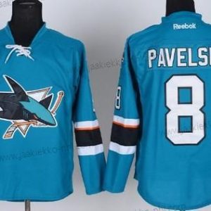 Miesten San Jose Sharks #8 Joe Pavelski 2014 Sininen Paita