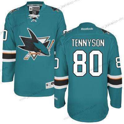 Miesten San Jose Sharks #80 Matt Tennyson Sinivihreä Kotiottelupaita Paita