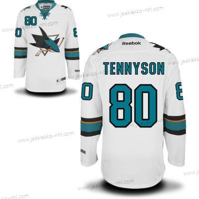 Miesten San Jose Sharks #80 Matt Tennyson Valkoinen Kolmas paita Paita