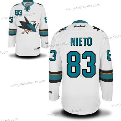 Miesten San Jose Sharks #83 Matt Nieto Valkoinen Kolmas paita Paita