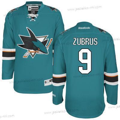 Miesten San Jose Sharks #9 Dainius Zubrus Sinivihreä Kotiottelupaita Paita