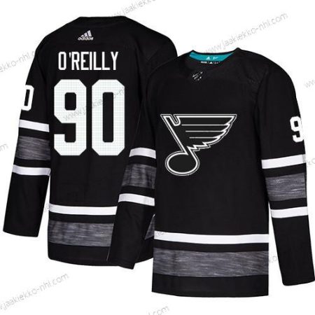 Miesten Sininens #90 Ryan O’Reilly Musta Aito 2019 All-Star Ommeltu Jääkiekko Paita