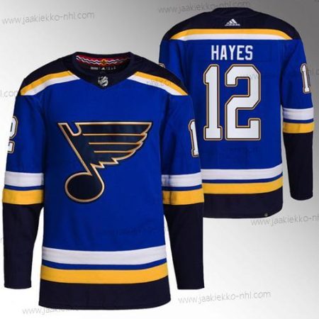 Miesten St. Louis Blues #12 Kevin Hayes Sininen Ommeltu Paita