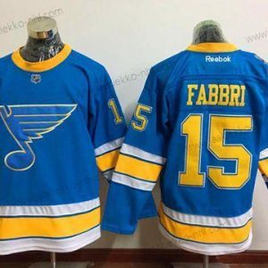 Miesten St. Louis Blues #15 Robby Fabbri Sininen 2017 Talvi Klassinen Ommeltu NHL Paita