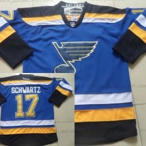 Miesten St. Louis Blues #17 Jaden Schwartz 2014 Sininen Paita