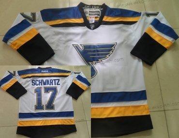 Miesten St. Louis Blues #17 Jaden Schwartz 2014 Valkoinen Paita