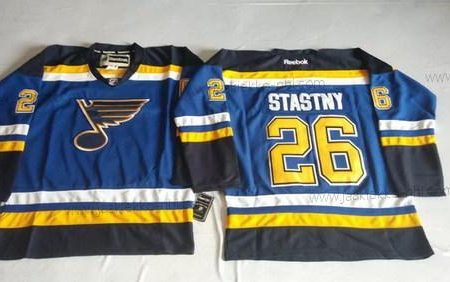 Miesten St. Louis Blues #26 Paul Stastny 2014 Sininen Paita