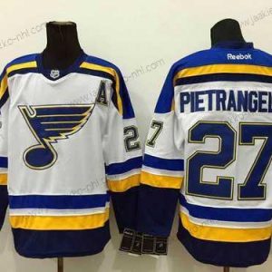 Miesten St. Louis Blues #27 Alex Pietrangelo 2014 Valkoinen Paita