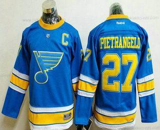 Miesten St. Louis Blues #27 Alex Pietrangelo Sininen 2017 Talvi Klassinen Ommeltu NHL Reebok Jääkiekko Paita