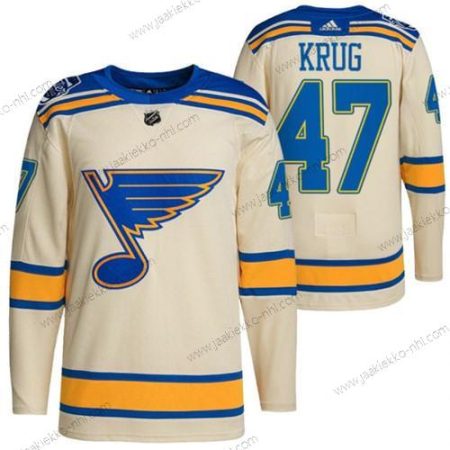 Miesten St. Louis Blues #47 Torey Krug Kerma 2022 Talvi Klassinen Ommeltu Paita