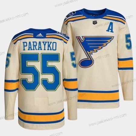 Miesten St. Louis Blues #55 Colton Parayko Kerma 2022 Talvi Klassinen Ommeltu Paita