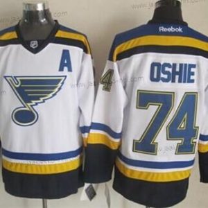 Miesten St. Louis Blues #74 T. J. Oshie 2014 Valkoinen Paita