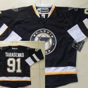 Miesten St. Louis Blues #91 Vladimir Tarasenko Laivastonsininen Sininen Vieraspaita Paita