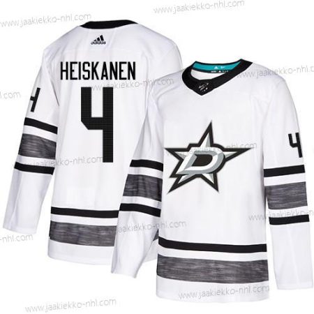 Miesten Stars #4 Miro Heiskanen Valkoinen Aito 2019 All-Star Ommeltu Jääkiekko Paita